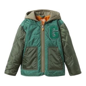 ZARA COMBINATION QUILTED JACKET